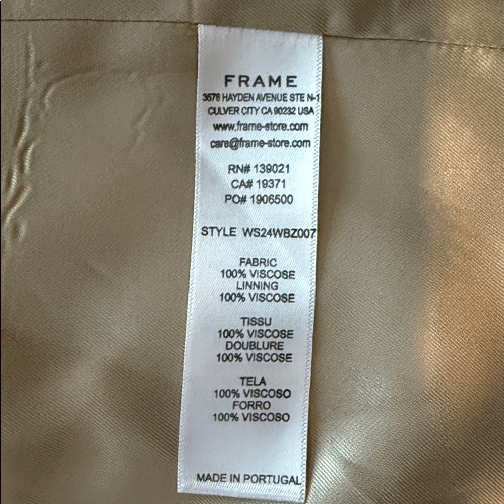 Frame Tan Jacket blazer - Picture 8 of 9